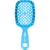Unbrush Detangling Hair Brush Mini Pastel Collection In Glitter/sapphire Blue