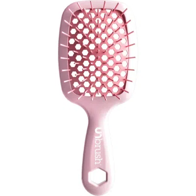 Unbrush Detangling Hair Brush Mini Pastel Collection In Pastel/peony Light Pink