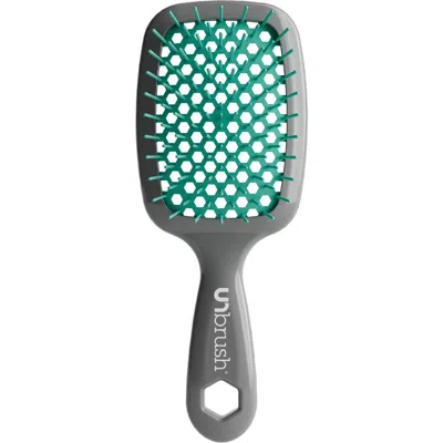 Unbrush Detangling Hair Brush Pastel Collection In Aurora Teal