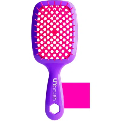 Unbrush Detangling Hair Brush Pastel Collection In Neon/electric Berry