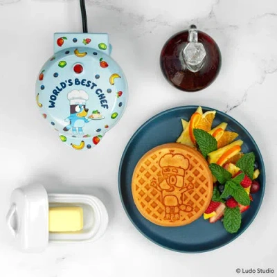 Uncanny Brands Bluey Mini Waffle Maker In Multi