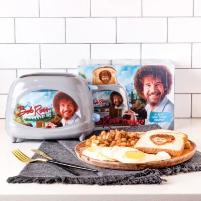 Uncanny Brands Bob Ross 2-slice Toaster In Multi