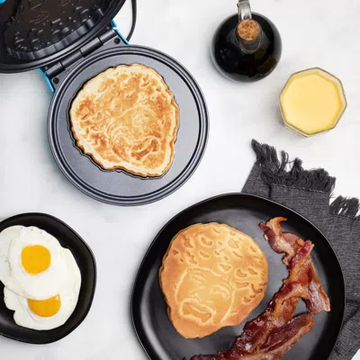 Uncanny Brands Bob Ross Waffle Maker In Black