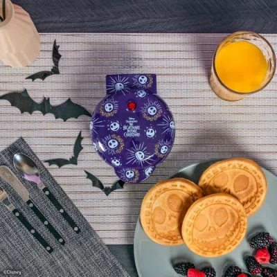 Uncanny Brands Disney"s Nightmare Before Christmas Jack Skellington Mini Waffle Maker In Multi