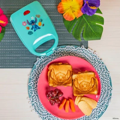 Uncanny Brands Disney"s Stitch Grilled Cheese Sandwich Maker In Blue