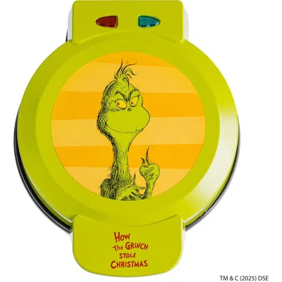 Uncanny Brands Dr Seuss The Grinch Round Waffle Maker In Green