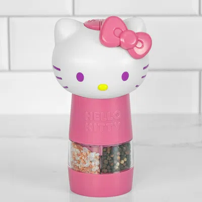 Uncanny Brands Hello Kitty Salt & Pepper Mill Grinder In Pink