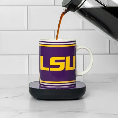 Uncanny Brands Lsu Tigers Mug Warmer With Mug In Purple