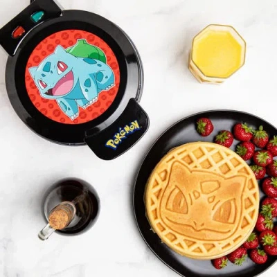 Uncanny Brands Pokemon Bulbasaur Round Waffle Maker In Multi