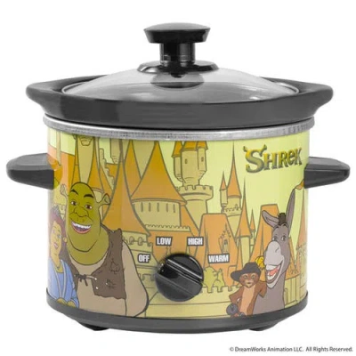 Uncanny Brands Shrek 2-quart Slow Cooker In Yellow