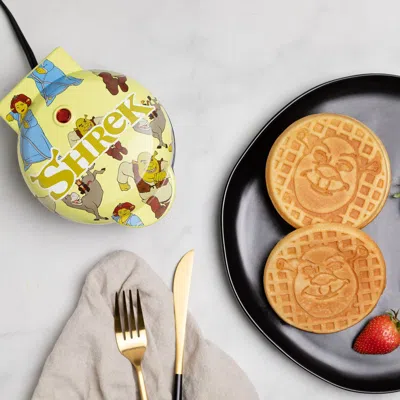 Uncanny Brands Shrek Mini Waffle Maker In Multi