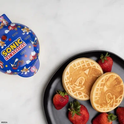 Uncanny Brands Sonic The Hedgehog Mini Waffle Maker In Multi