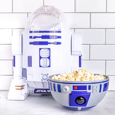 Uncanny Brands Star Wars R2d2 Popcorn Maker In Blue