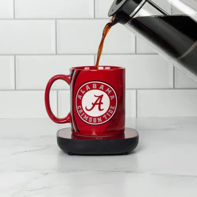 Uncanny Brands University Of Alabama Crimson Tide Mug Warmer With Mug In Red