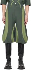 Uncertain Factor Green Urban Wilderness Shorts In Leaf