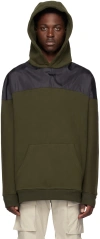 Uncertain Factor Khaki Glax Hoodie In Leaf