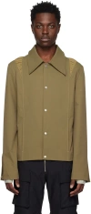 Uncertain Factor Khaki Landing 1 Jacket In Green