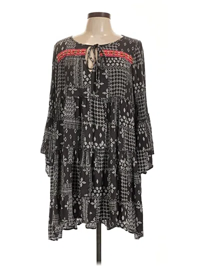 Pre-owned Uncle Frank Casual Dress In Gray