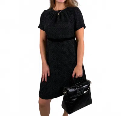 Uncle Frank Cocktail Hour Dress In Black