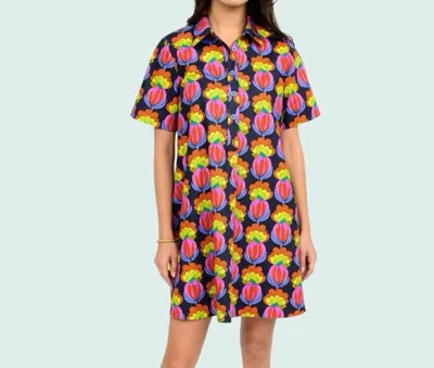 Uncle Frank Eloise Blooming Buds Dress In Multicolor