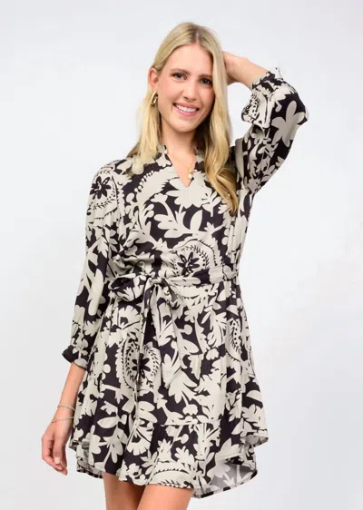 Uncle Frank Smoke And Mirrors Dress In Grey In Multi