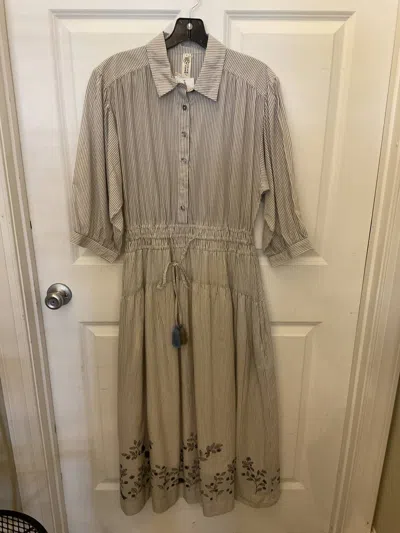 Uncle Frank Women's Bird On A Wire Dress In Khaki In Green