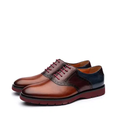 Uncle Paul Men's Alar Premium Calf Leather Multicolor Shoe