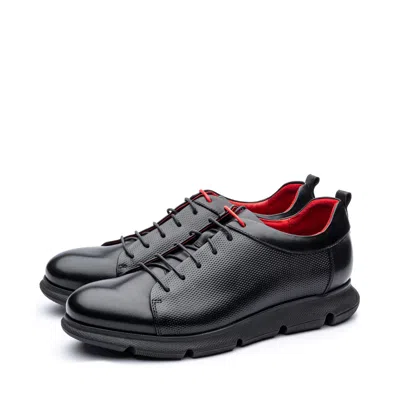 Uncle Paul Men's Taisto Black Sneaker Shoe