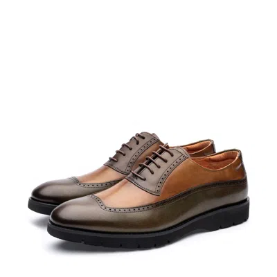 Uncle Paul Men's Ülo Tan Green Calf Leather Casual Shoe