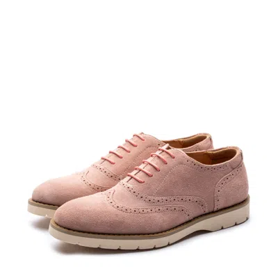 Uncle Paul Women's Pink / Purple Agnes Pink Suede Leather Upper Shoe