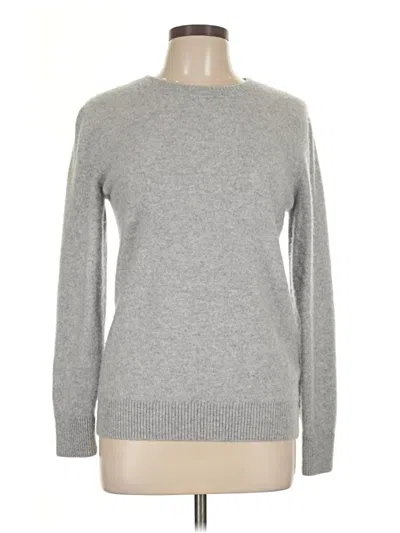 Pre-owned Uncle Studios Cashmere Pullover Sweater In Gray