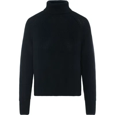 Unclear Chunky Knit Hi Low Sweater In Black