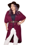 Uncommon Goods 10-in-1 Convertible Shawl In Burgundy