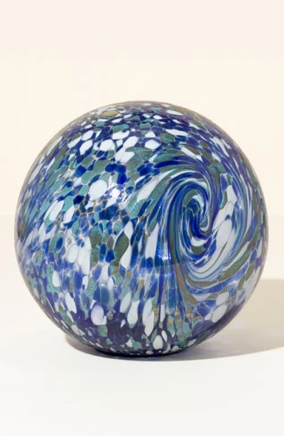 Uncommon Goods 10" Solar Garden Globe Lights In Blue