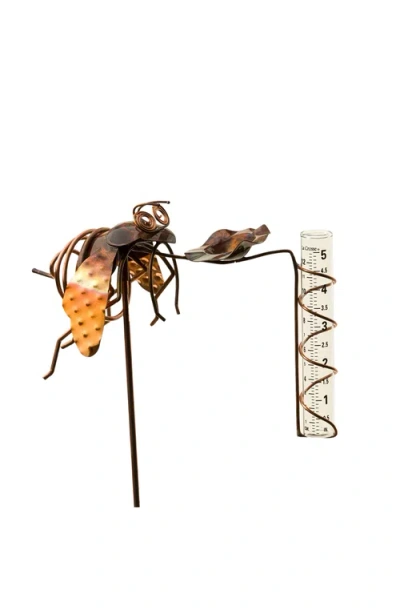 Uncommon Goods Bee Rain Gauge With Bee Drinking Cup