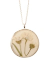 Uncommon Goods Birth Flower Necklace