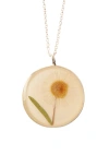 Uncommon Goods Birth Flower Necklace