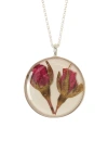 Uncommon Goods Birth Flower Necklace