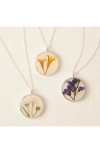 Uncommon Goods Birth Flower Necklace By Shari Dixon
