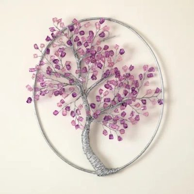 Uncommon Goods Birth Month Tree Of Well-being Art In Purple
