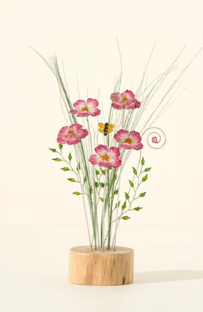 Uncommon Goods Birth Month Wildflower Bouquet In Pink