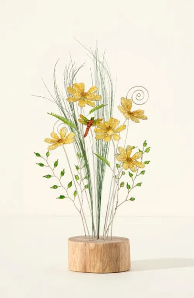 Uncommon Goods Birth Month Wildflower Bouquet In Yellow