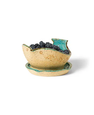 UNCOMMON GOODS BLUEBIRD BERRY BOWL