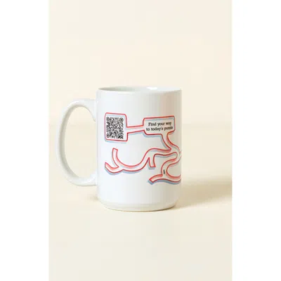 Uncommon Goods Brainteasers Interactive Qr Mug In Multi
