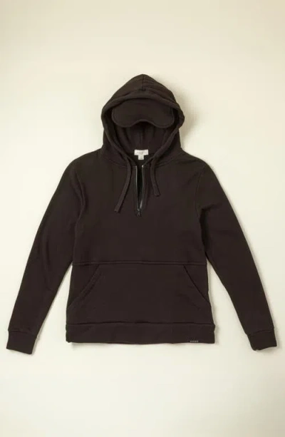 Uncommon Goods Built-in Sleep Mask Travel Hoodie By Pond Los Angeles In Black