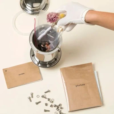 Uncommon Goods Bury Your Own Time Capsule Kit By Crft Club In Silver