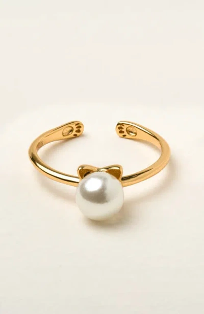 Uncommon Goods Cat Lady Ring In Gold