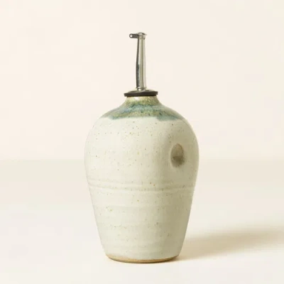 Uncommon Goods Ceramic Olive Oil Cruet In White