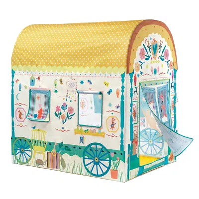 Uncommon Goods Creative Caravan Play Tent By Djeco In Multi