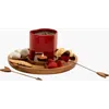 Uncommon Goods Date Night Fondue Set In Red